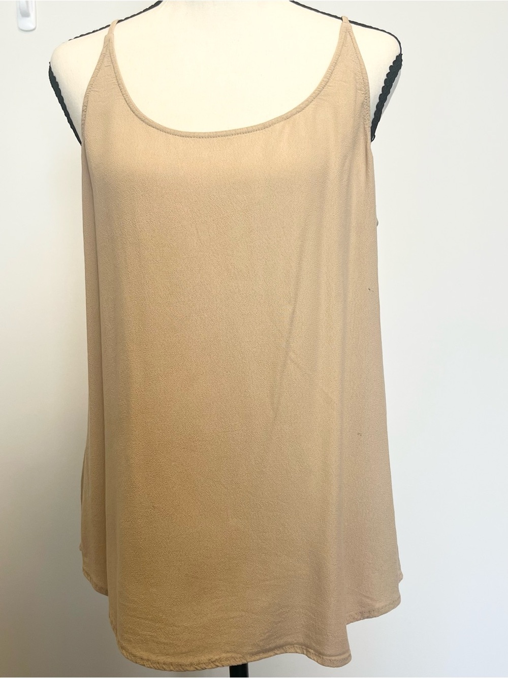 Seed Heritage Tan Spaghetti Strap Cami Neutral Tank Top | Workwear | Reversible